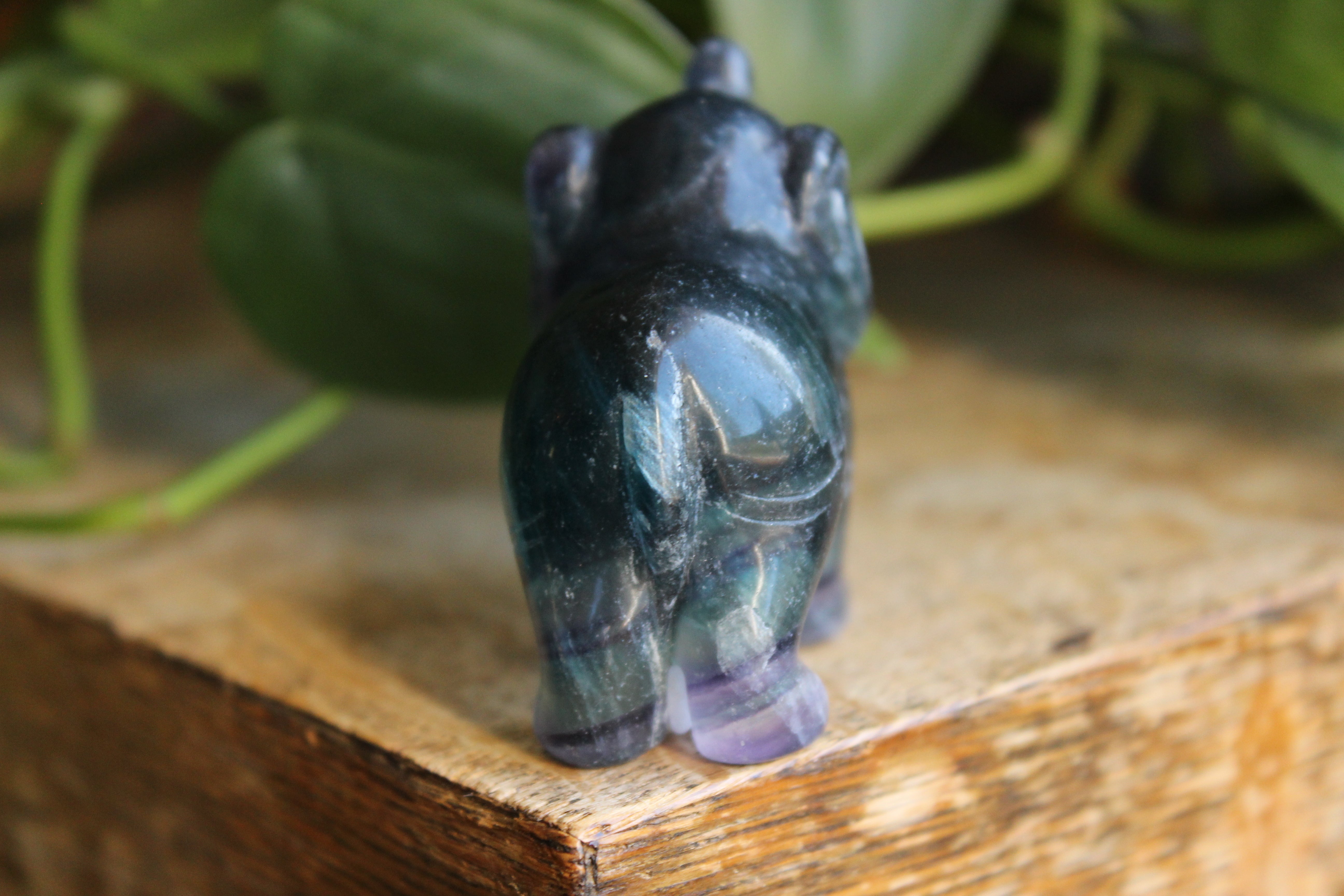 Fluorite elephant 7, new