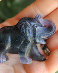 Fluorite elephant 7, new