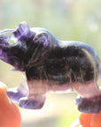Fluorite elephant 9, new