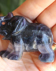 Fluorite elephant 9, new