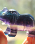 Fluorite elephant 10, new
