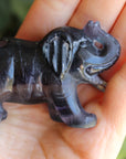 Fluorite elephant 10, new