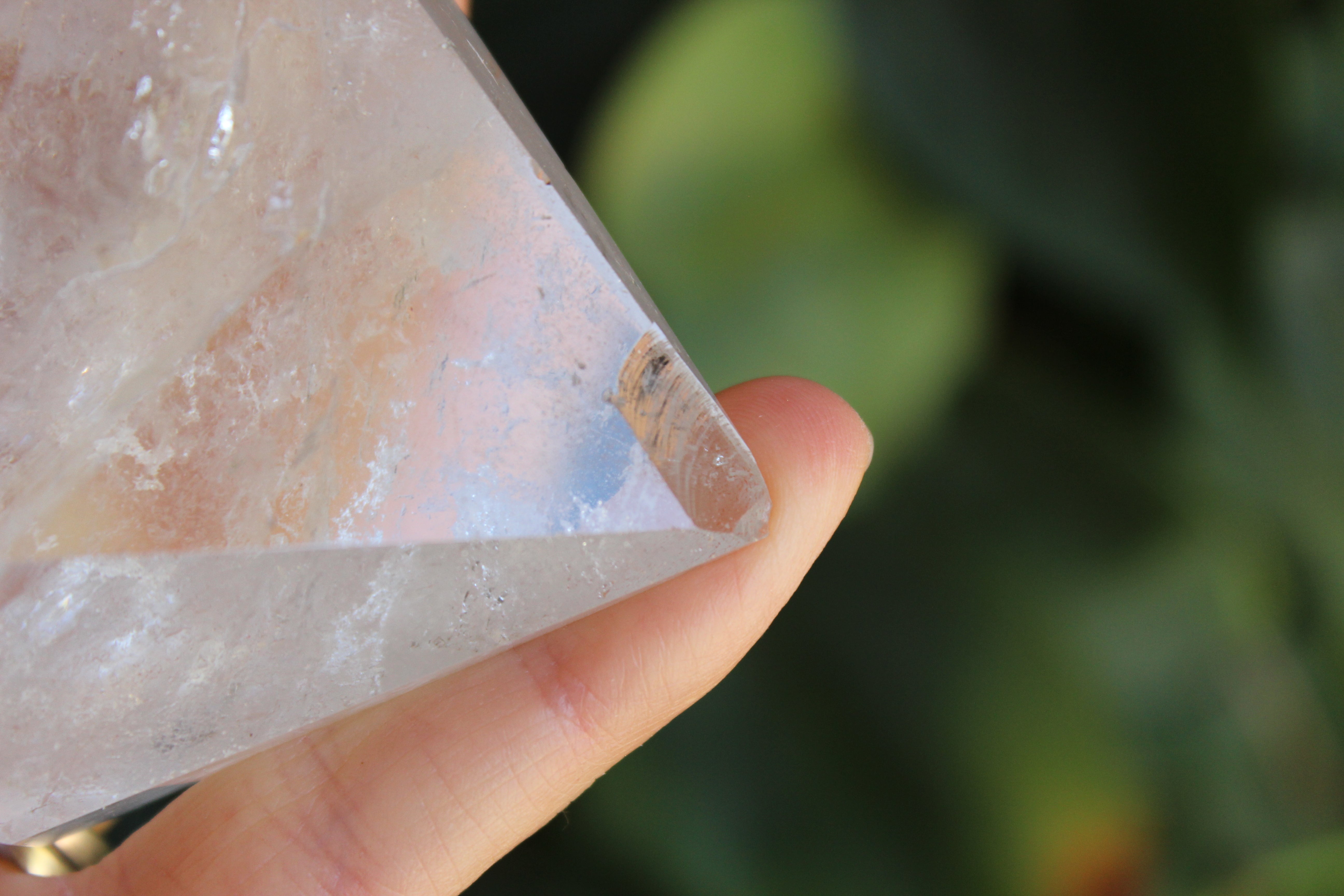 Clear quartz tower 1, new