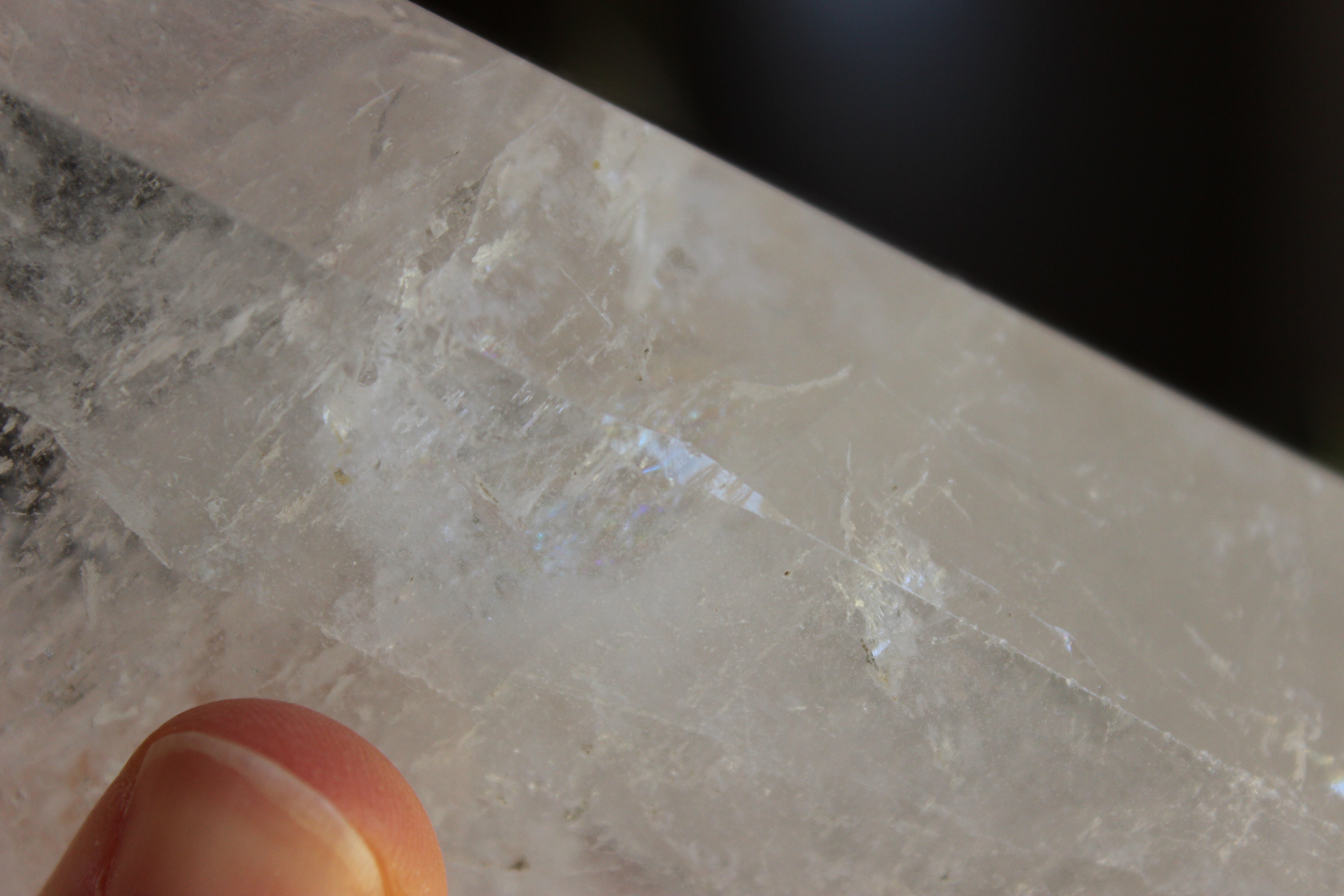 Clear quartz tower 1, new