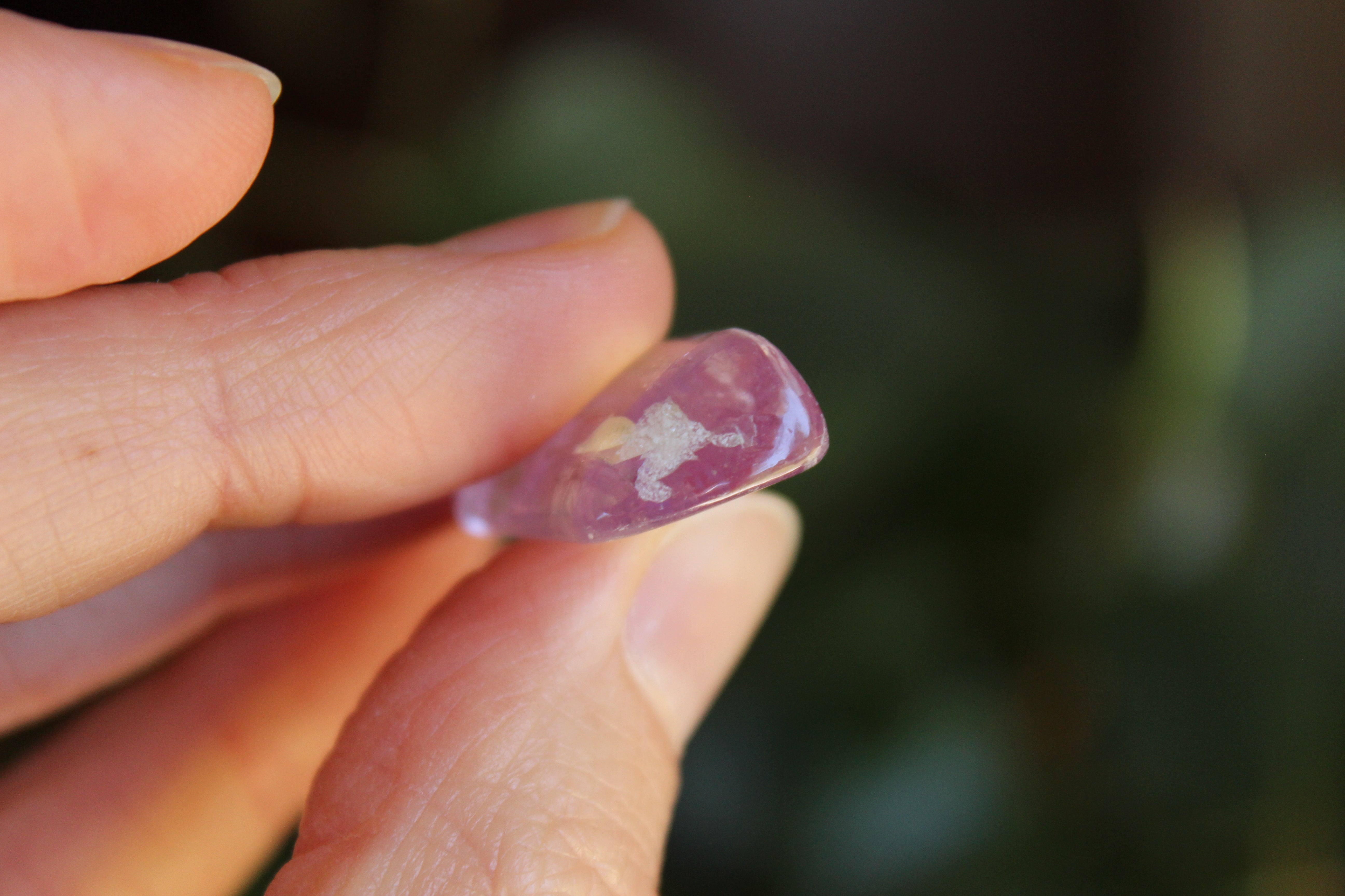 Polished pink kunzite 12, new
