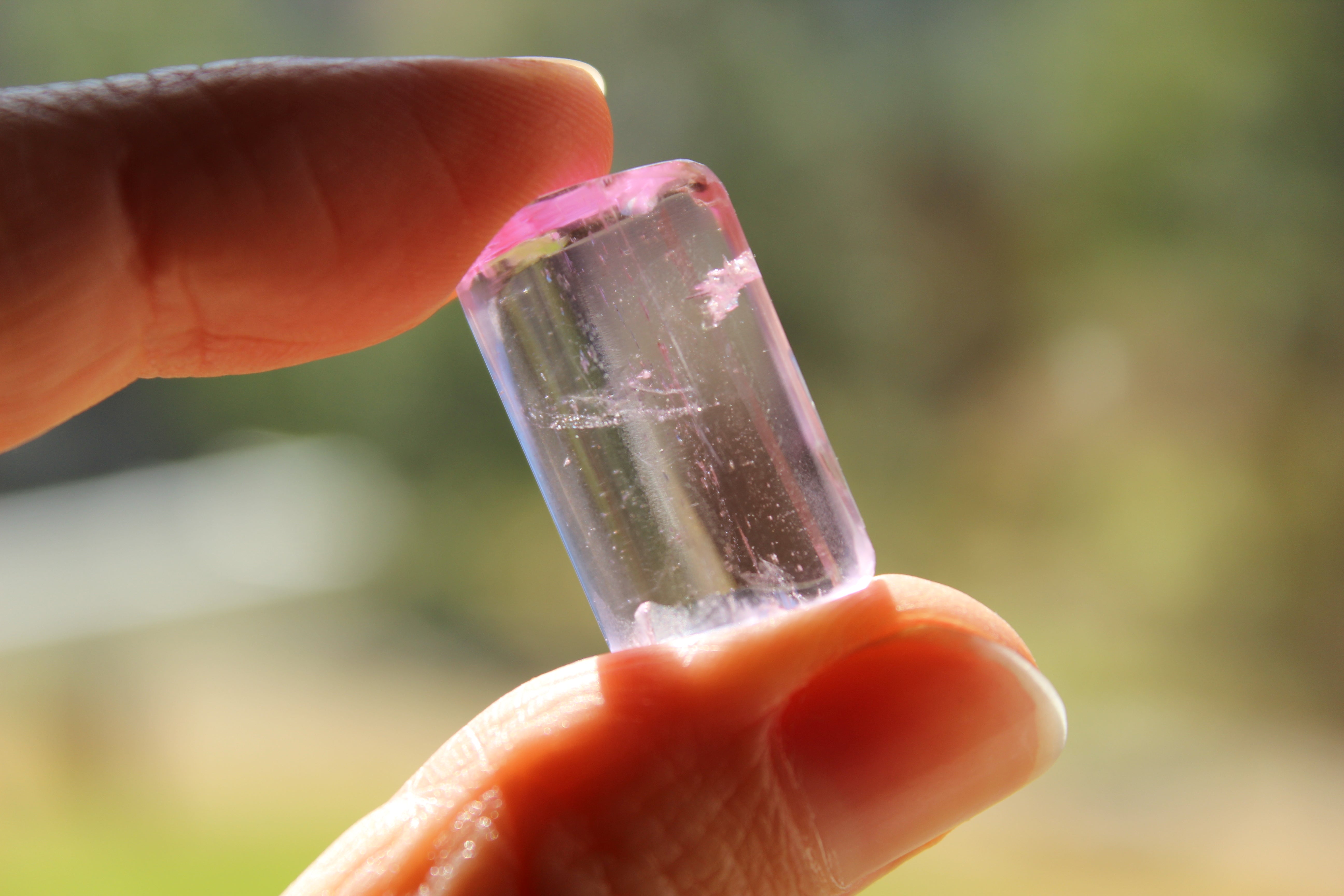 Polished pink kunzite 13, new
