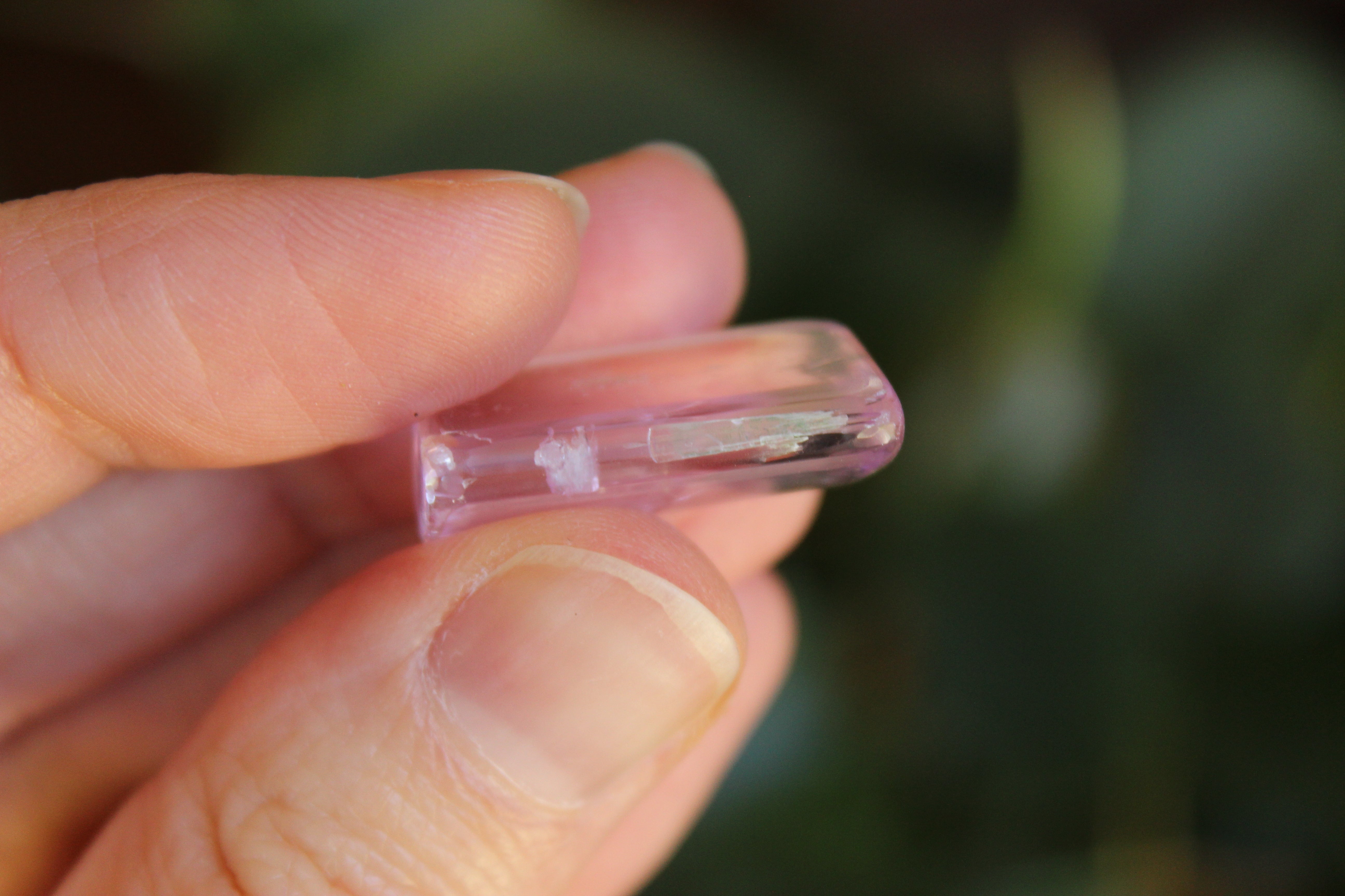 Polished pink kunzite 13, new