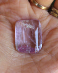 Polished pink kunzite 14, new