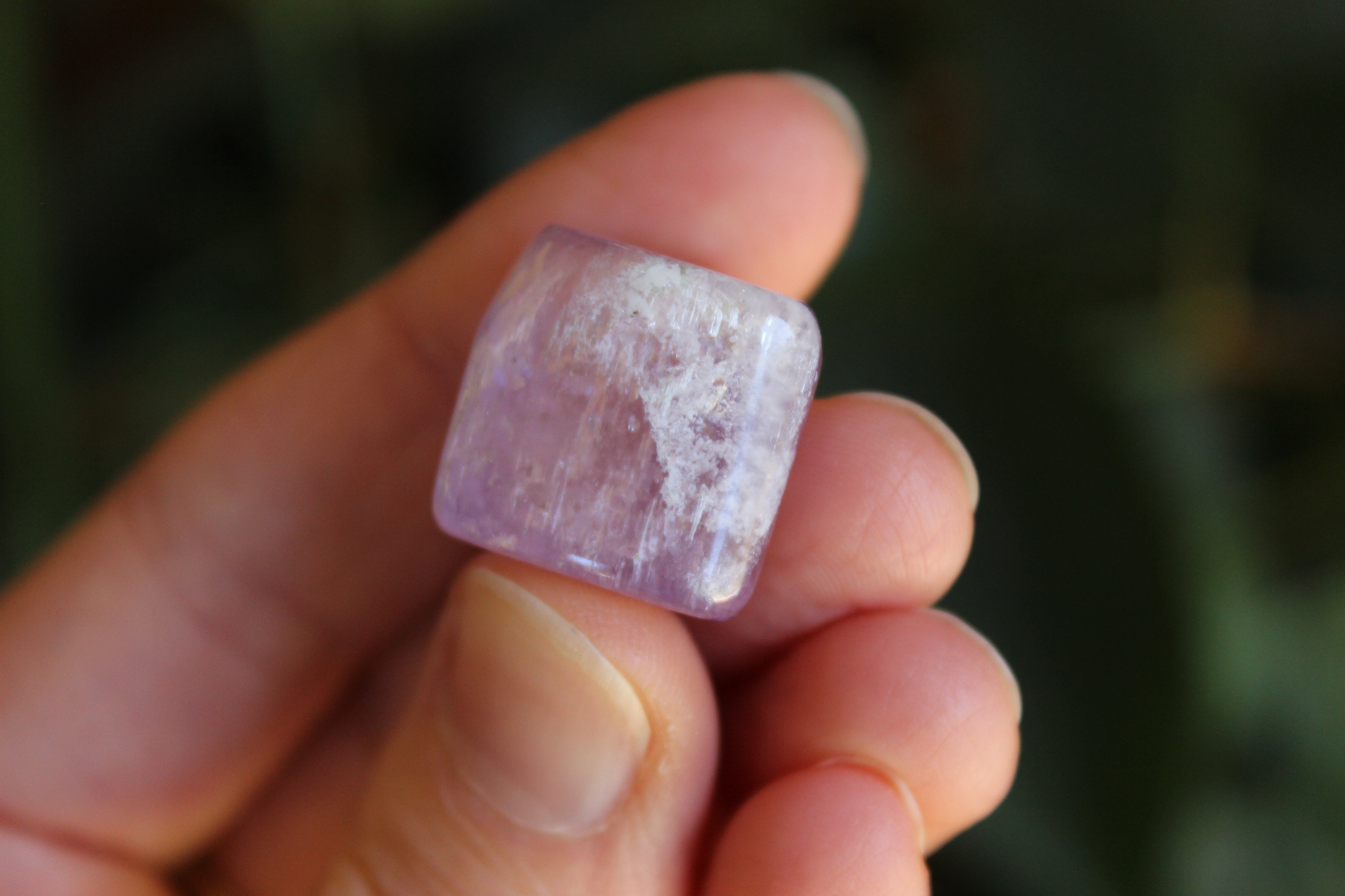 Polished pink kunzite 15, new