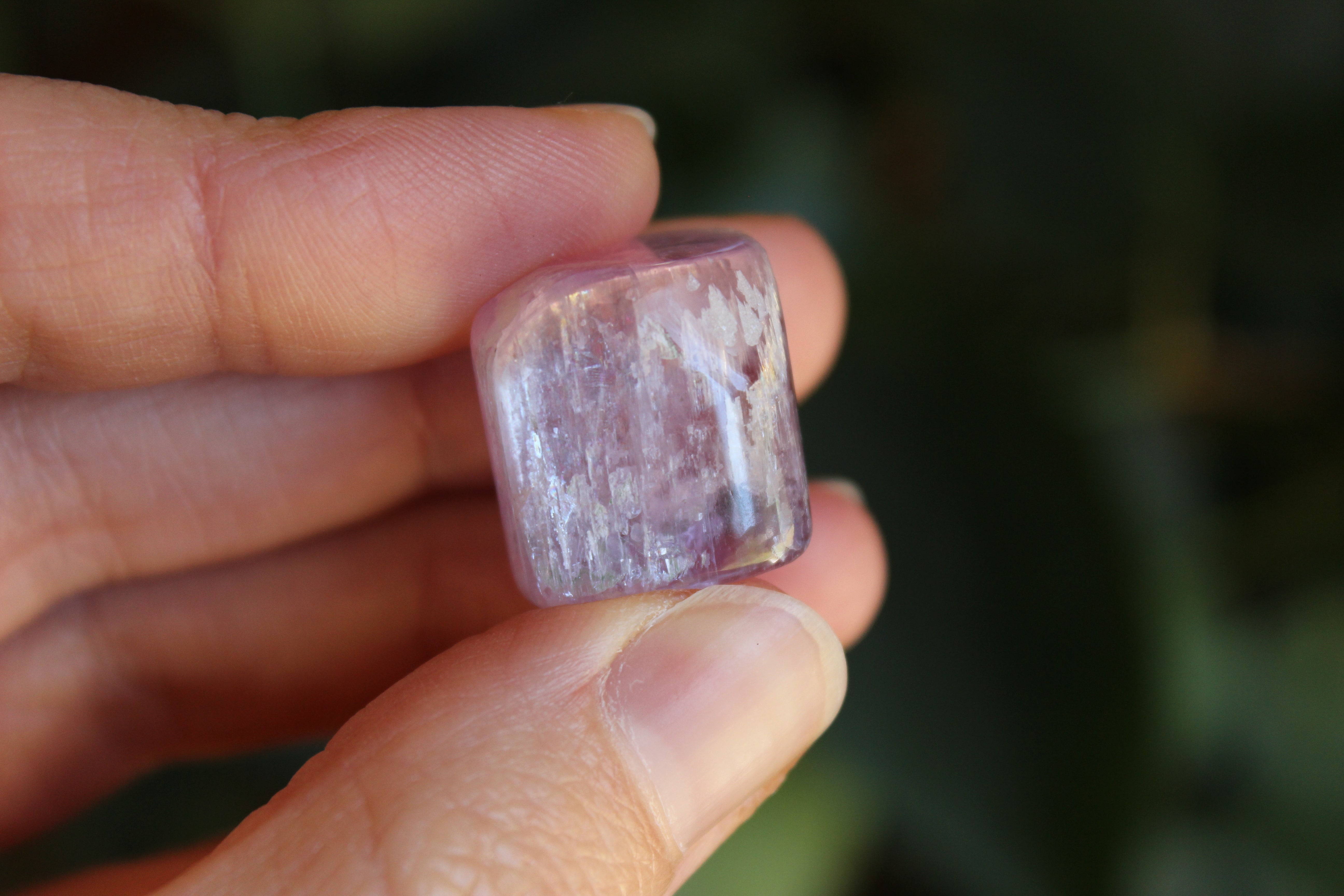 Polished pink kunzite 15, new