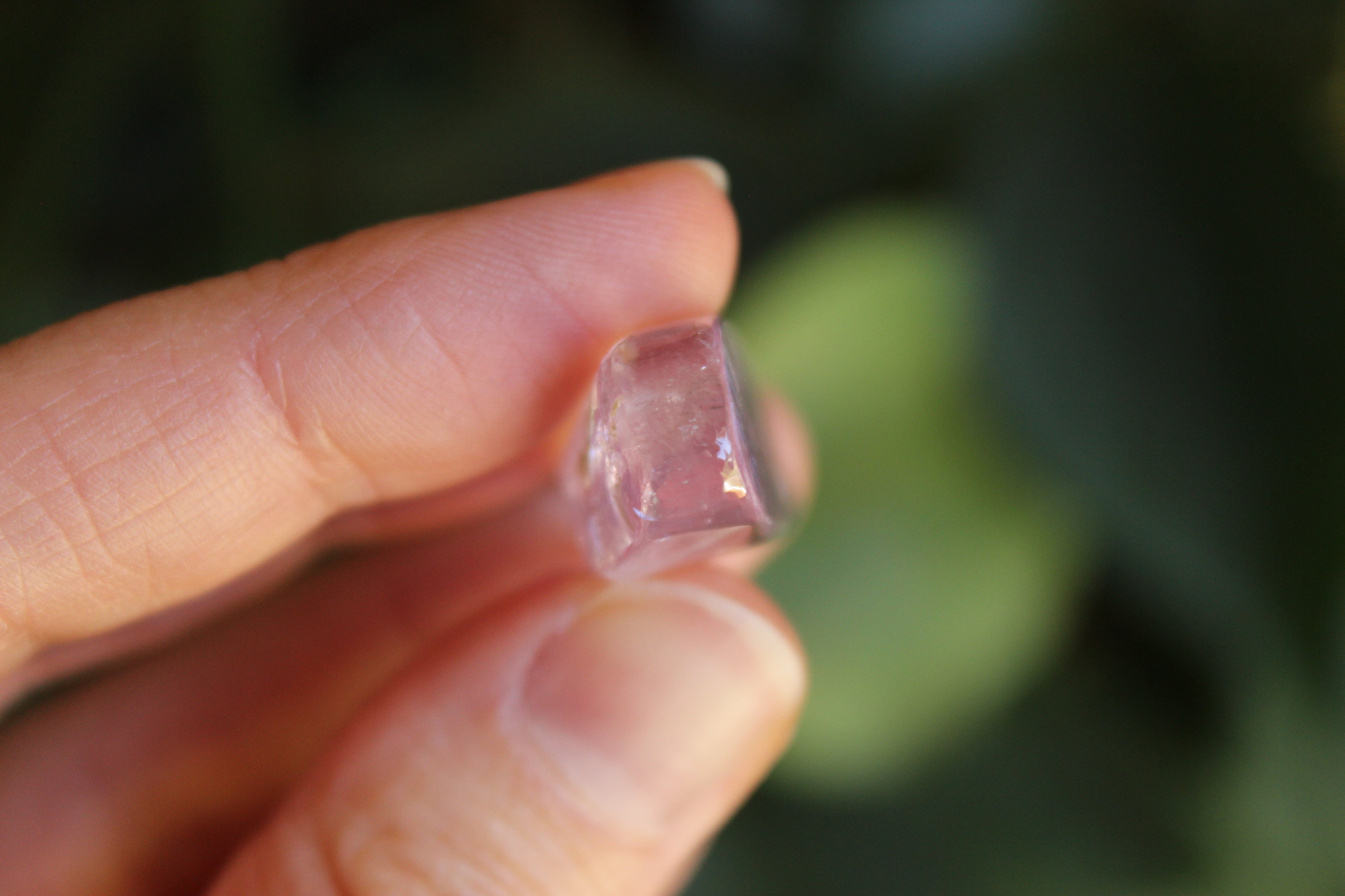 Polished pink kunzite 16, new