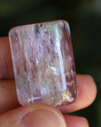 Polished pink kunzite 17, new