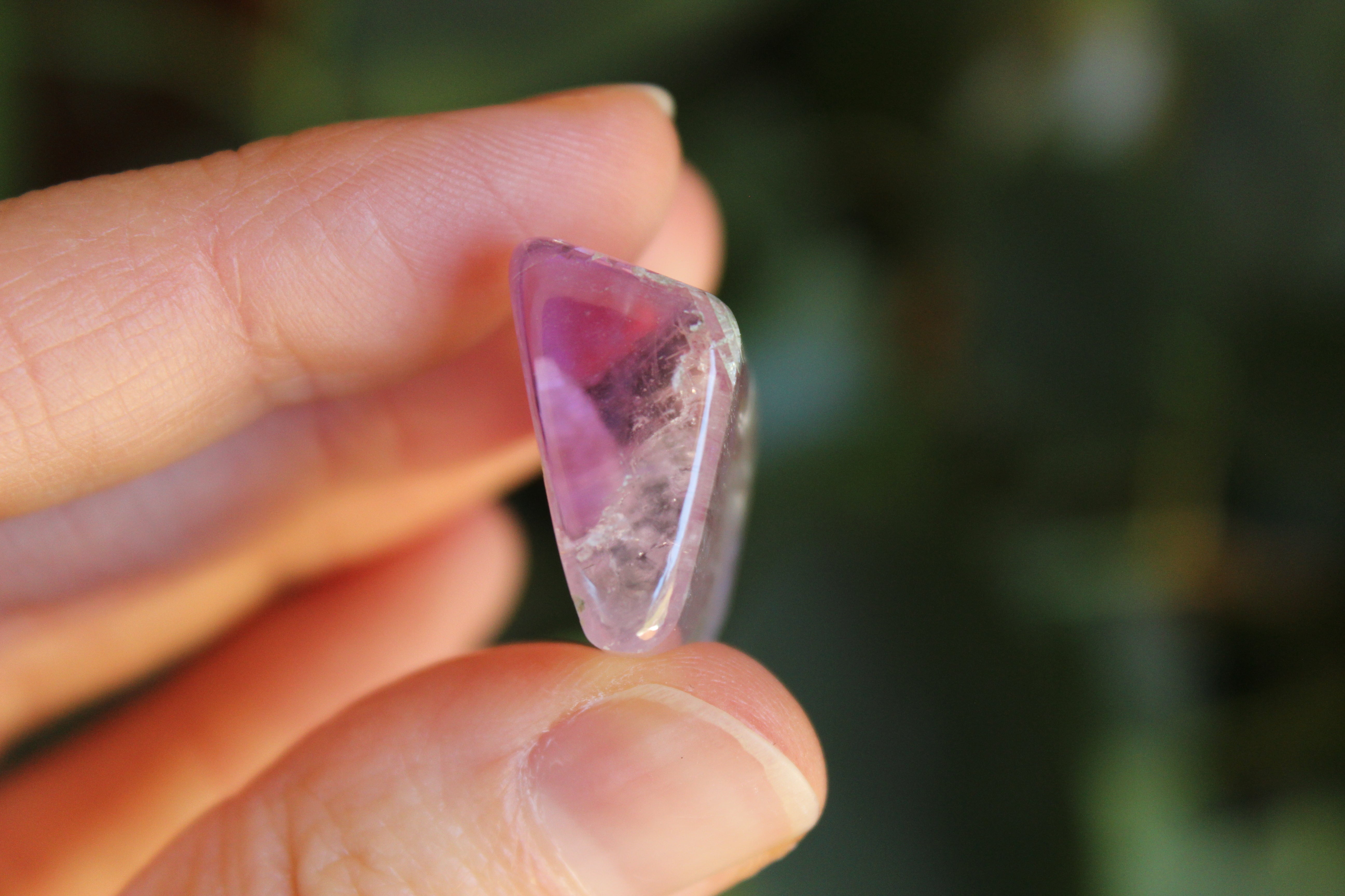 Polished pink kunzite 17, new