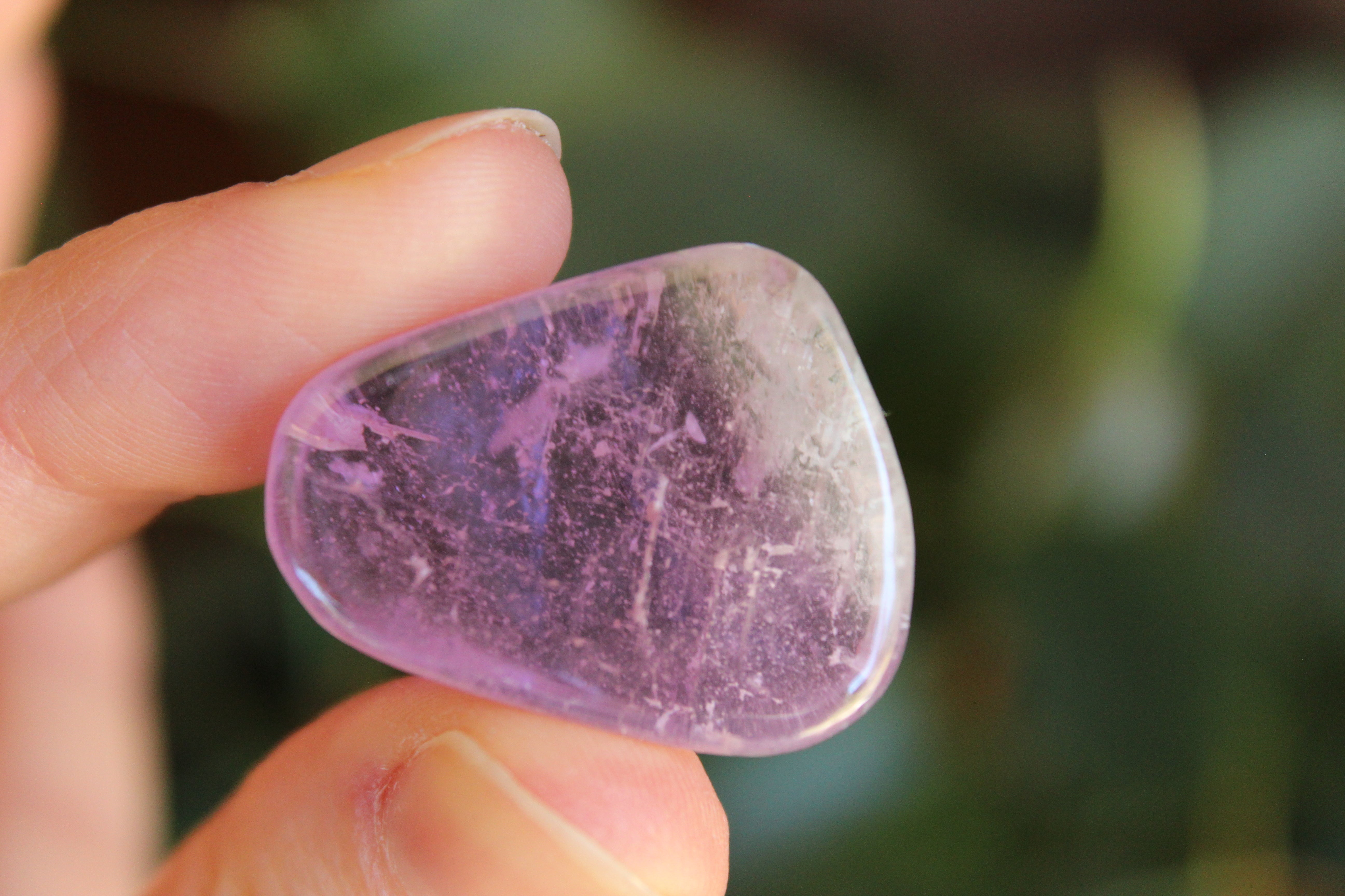 Polished pink kunzite 18, new