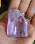 Polished pink kunzite 19, new