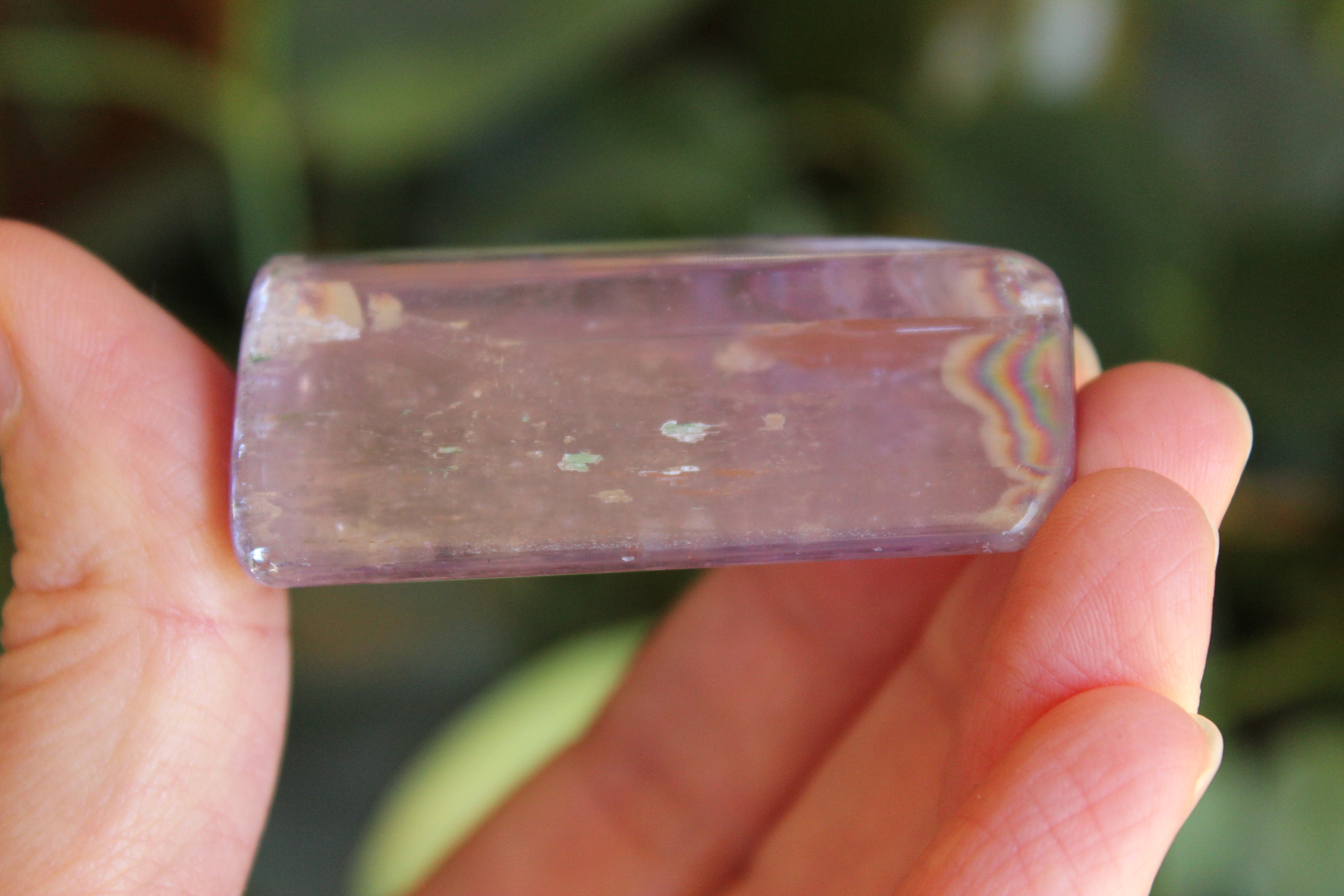 Polished pink kunzite 19, new