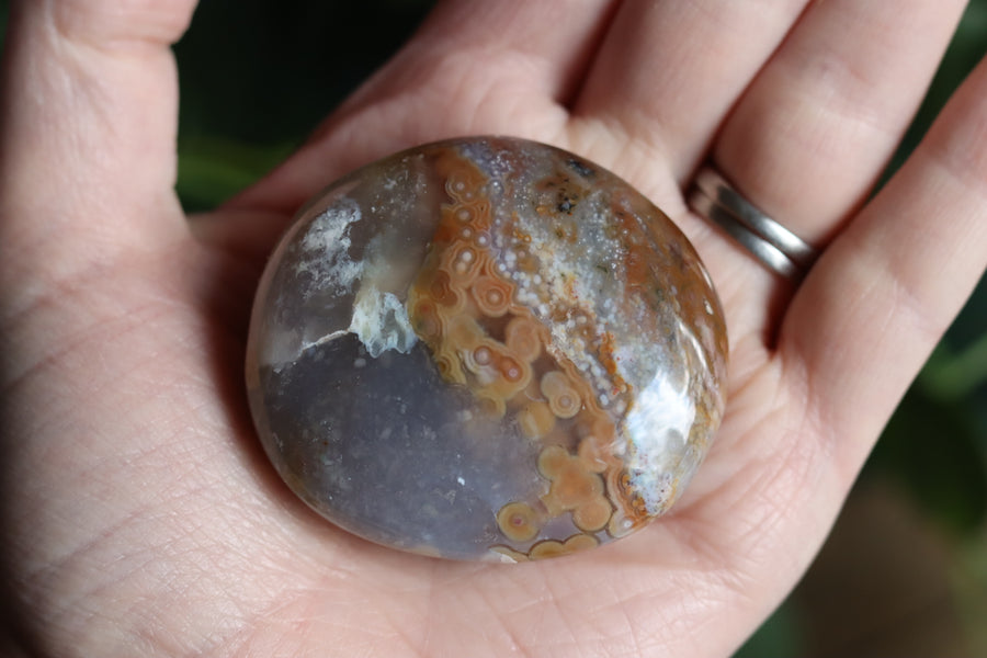 Old stock ocean jasper pocket stone OS3 new