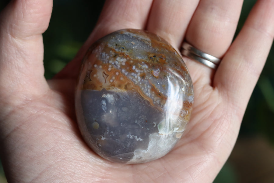 Old stock ocean jasper pocket stone OS3 new
