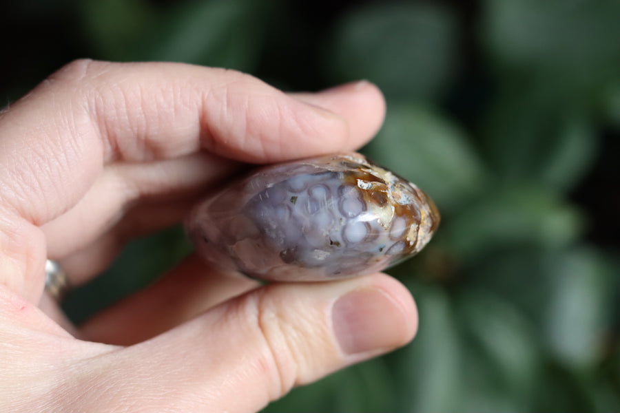 Old stock ocean jasper pocket stone OS5
