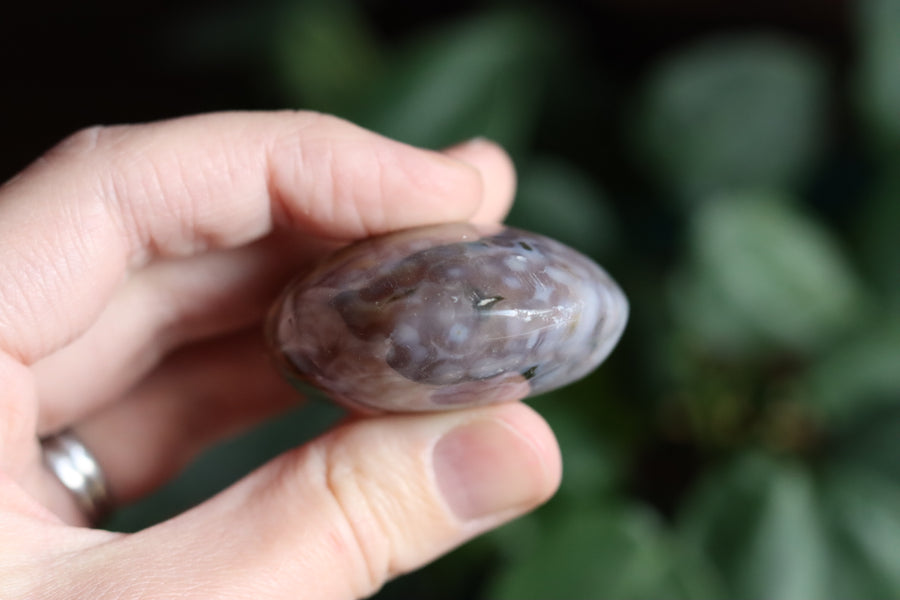 Old stock ocean jasper pocket stone OS5