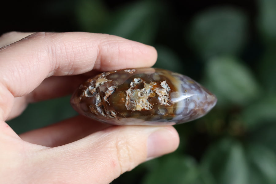 Old stock ocean jasper pocket stone OS5