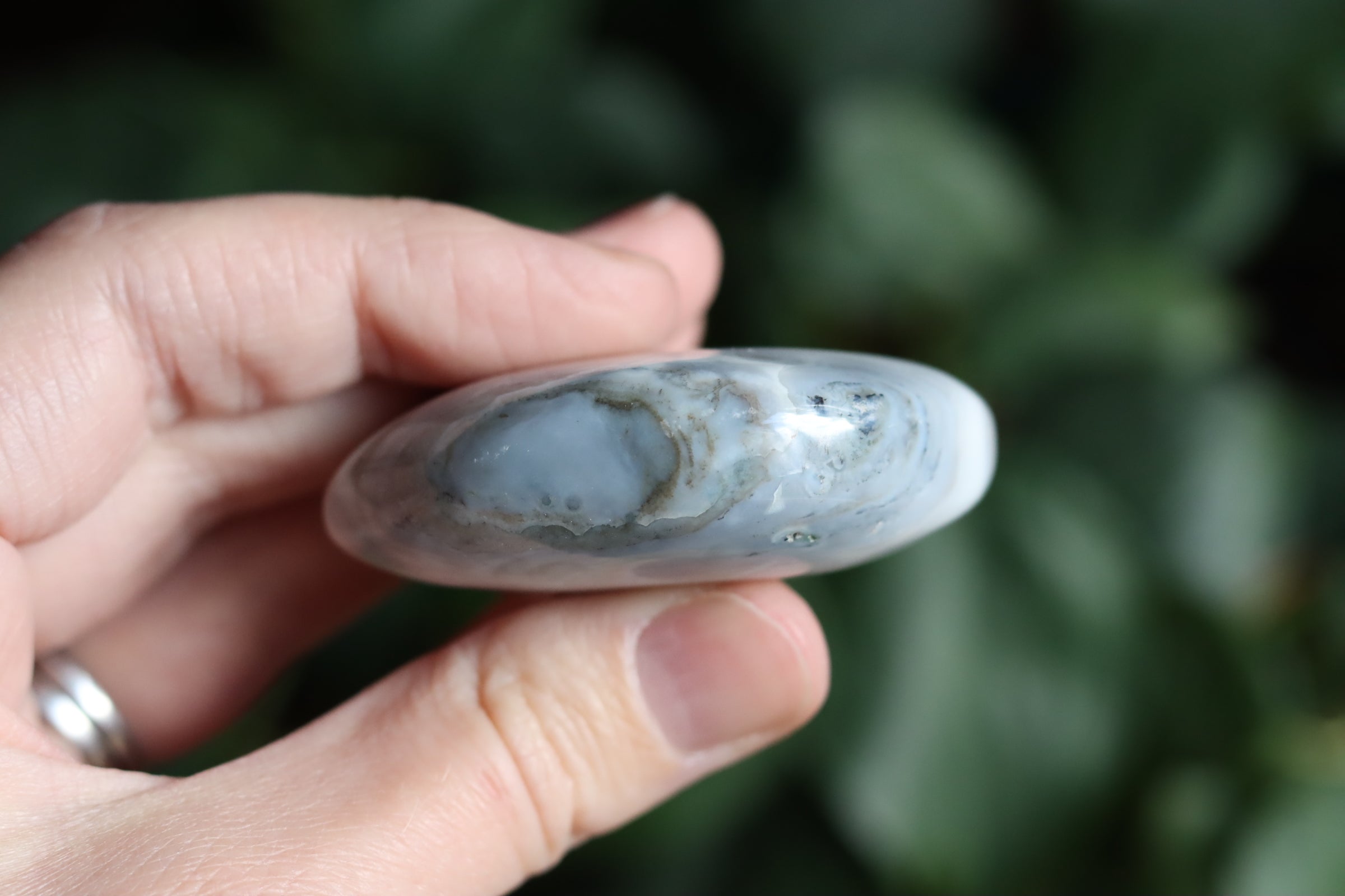 Old stock ocean jasper pocket stone OS6