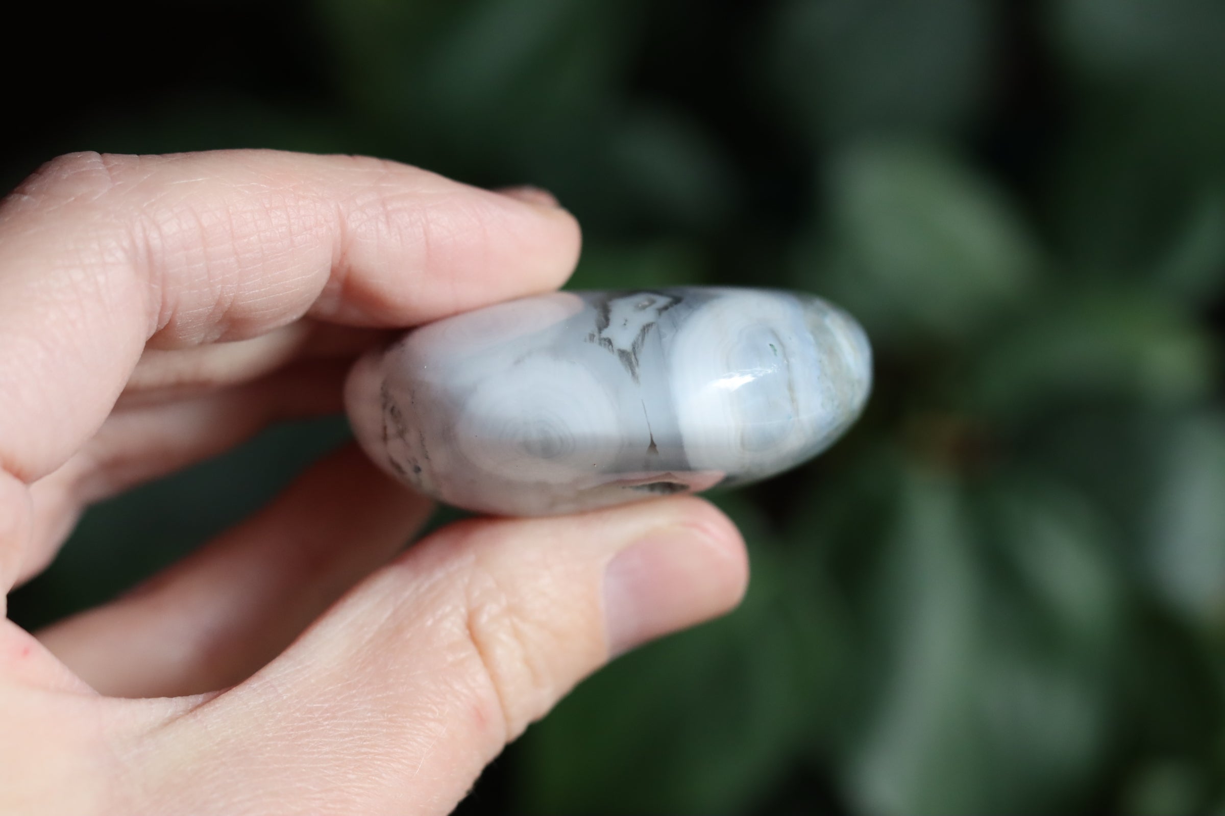 Old stock ocean jasper pocket stone OS6