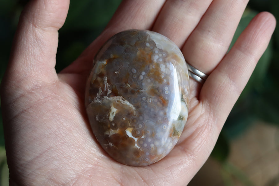 Old stock ocean jasper pocket stone OS7 new