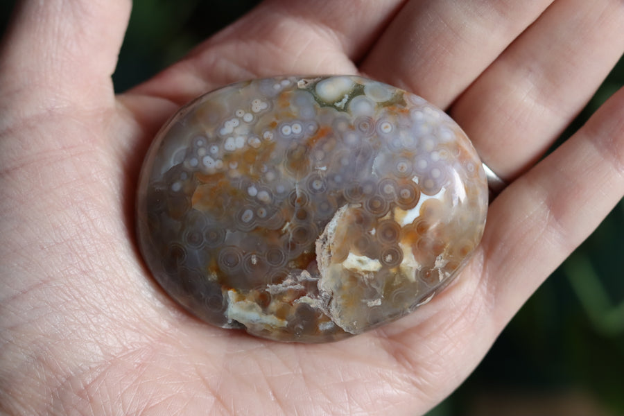 Old stock ocean jasper pocket stone OS7 new