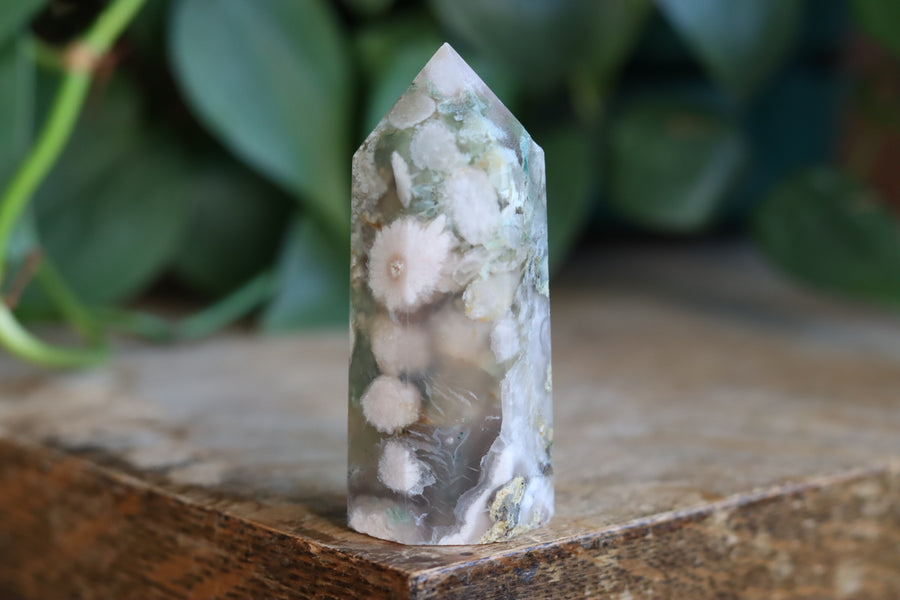 Flower agate tower 20 new