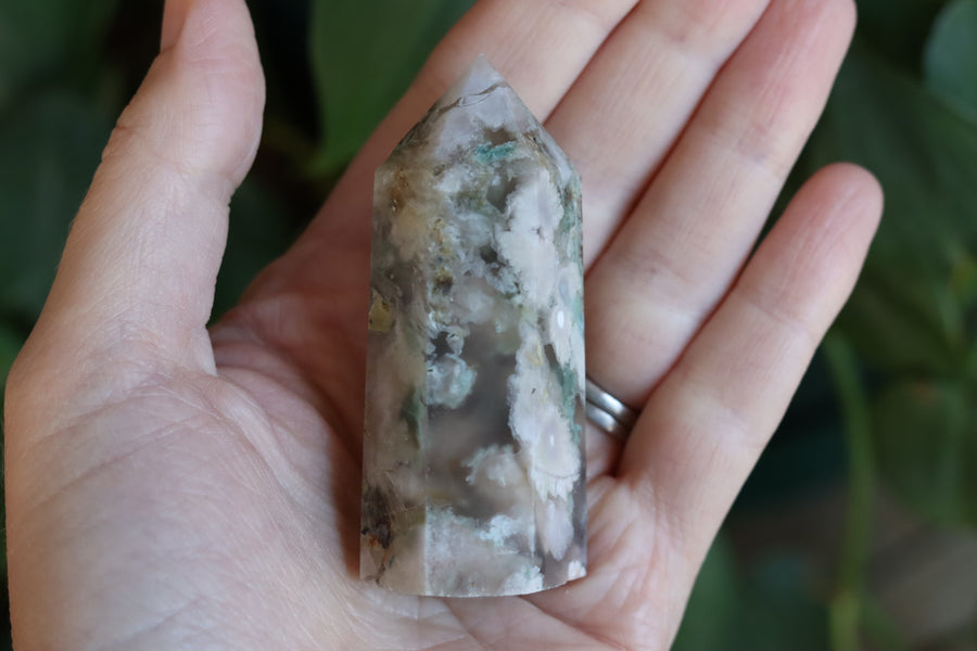 Flower agate tower 20 new