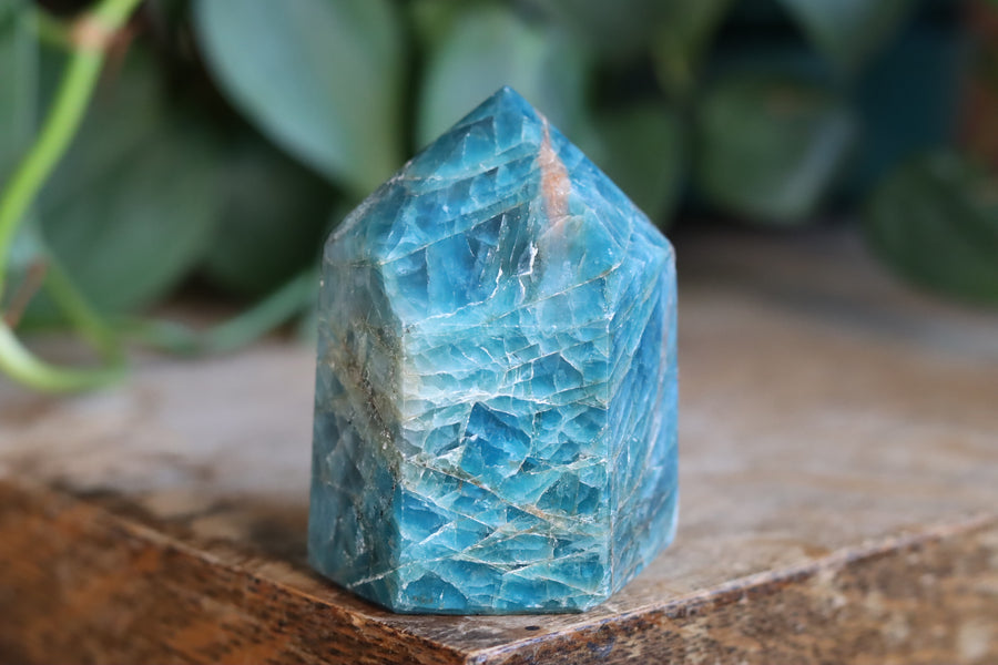 Blue apatite tower 13