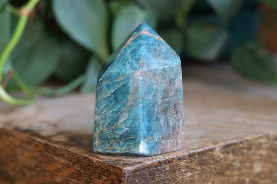 Blue apatite tower 13