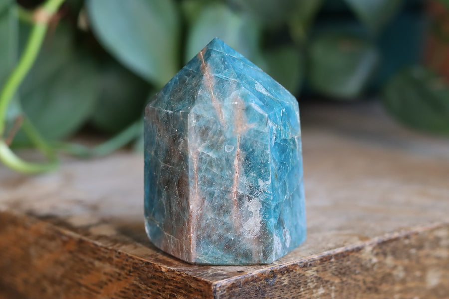 Blue apatite tower 13