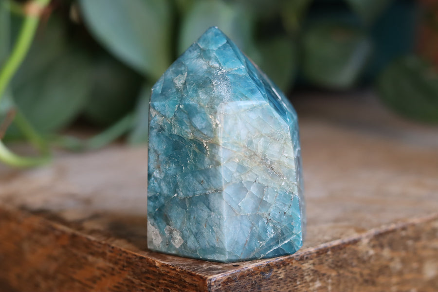 Blue apatite tower 13