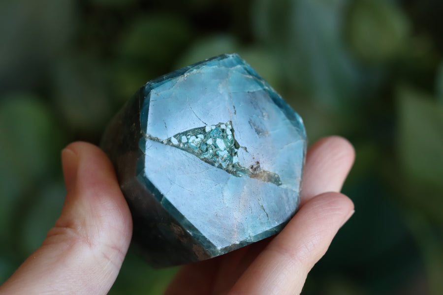 Blue apatite tower 13