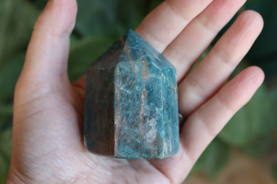 Blue apatite tower 13