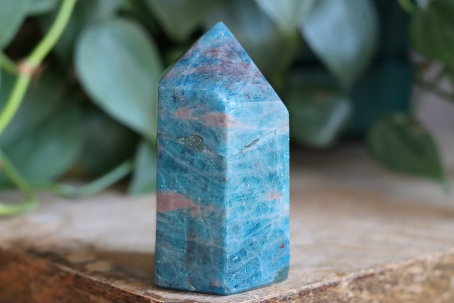 Blue apatite tower 14