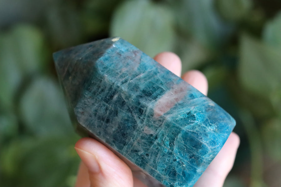 Blue apatite tower 14