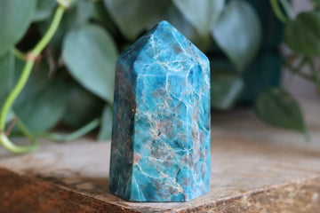 Blue apatite tower 15