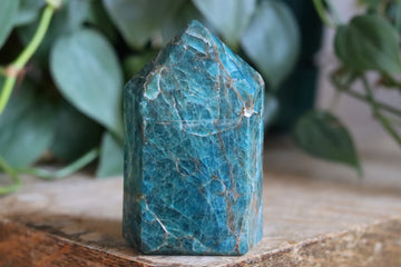 Blue apatite tower 16