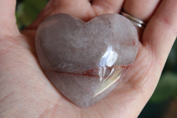 Hematoid quartz heart 4