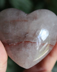 Hematoid quartz heart 4