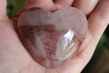 Hematoid quartz heart 5