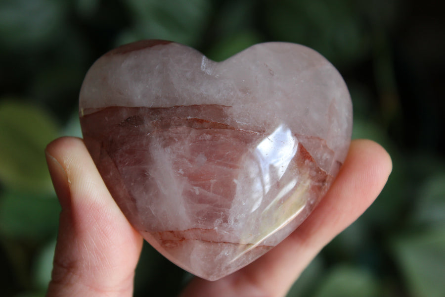 Hematoid quartz heart 5