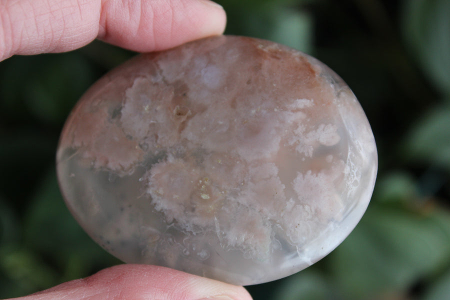 Flower agate pocket stone 5