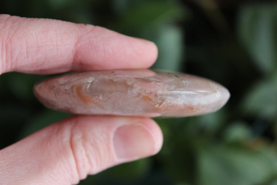 Flower agate pocket stone 5