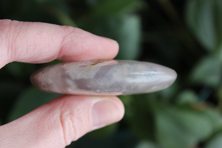 Flower agate pocket stone 5