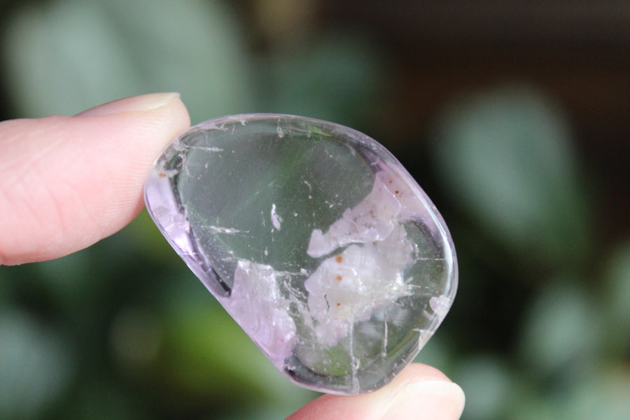 Polished pink kunzite 11