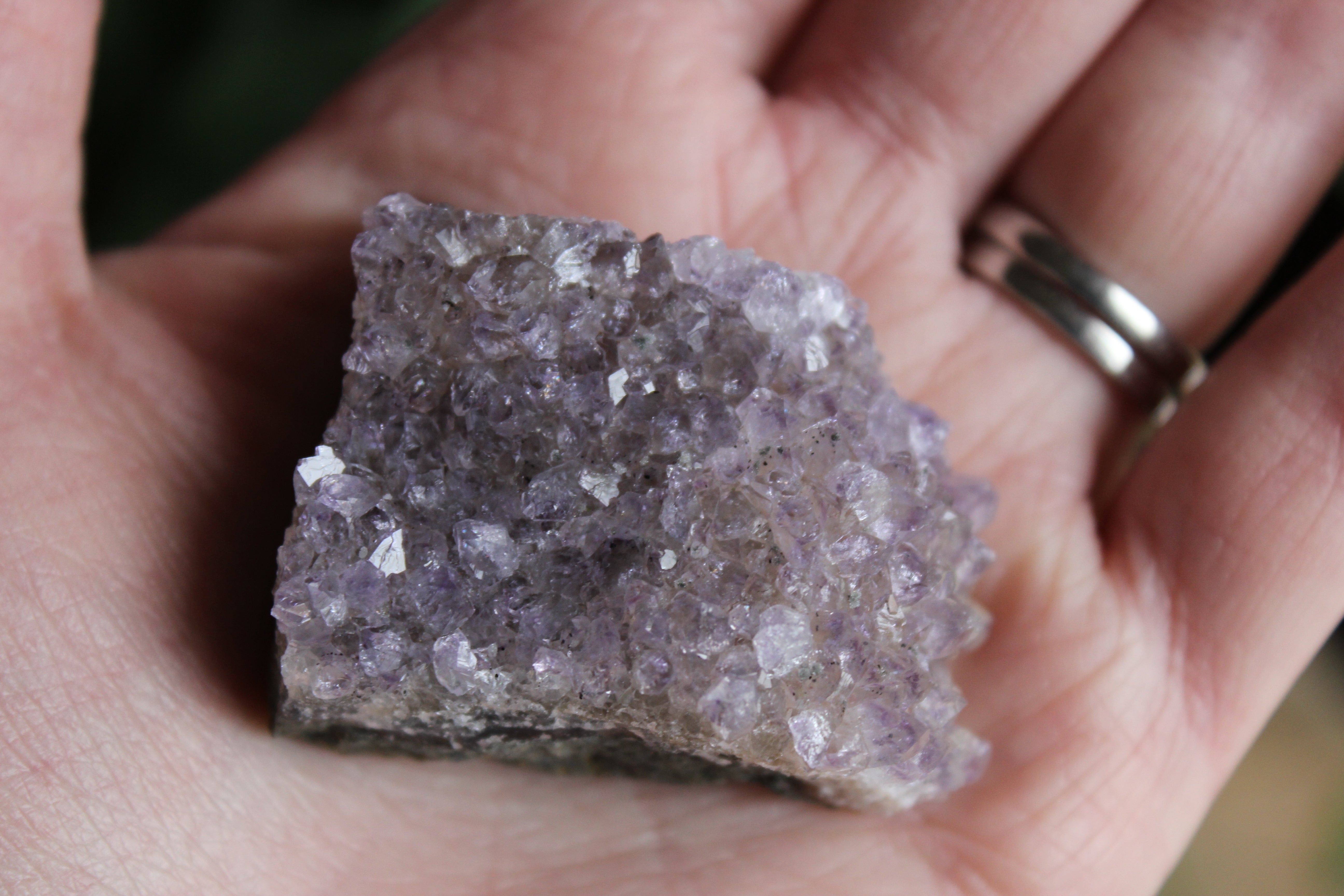 Rainbow amethyst cluster 13